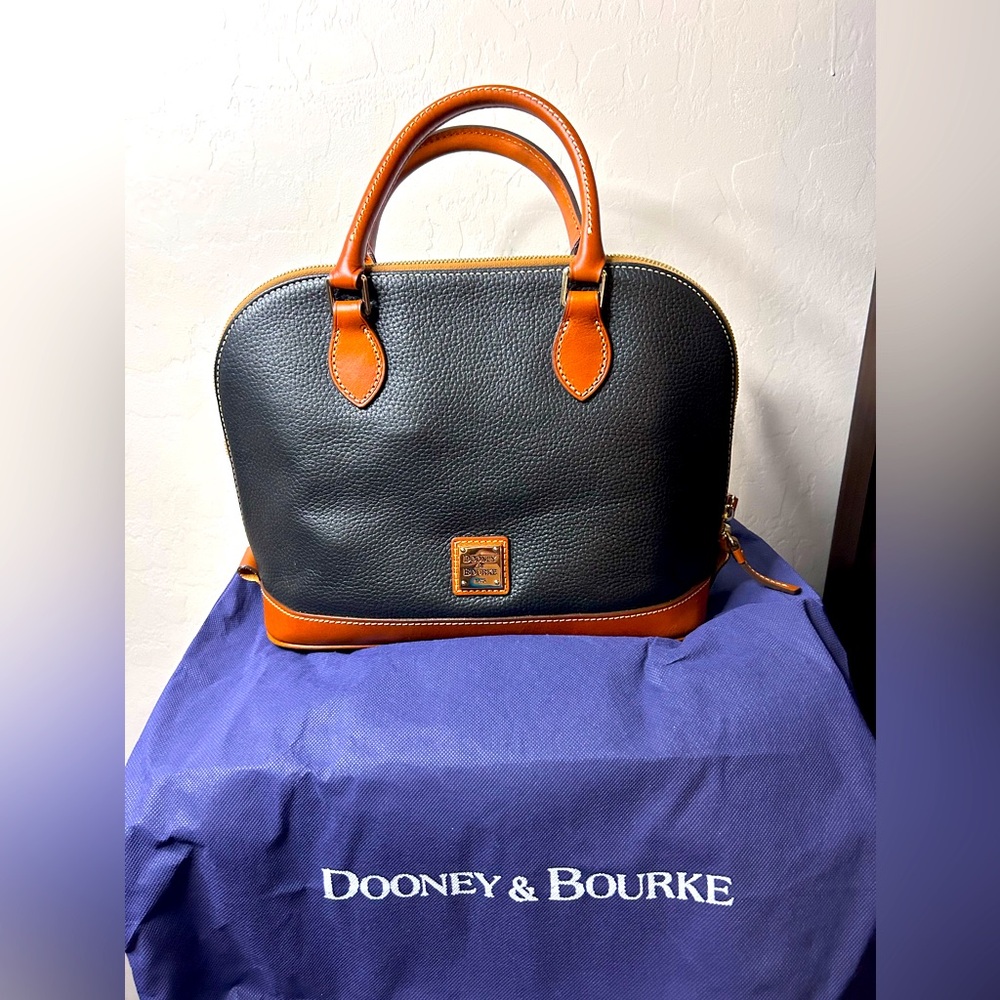 Dooney & Bourke Pebble Grain Top Zip Satchel